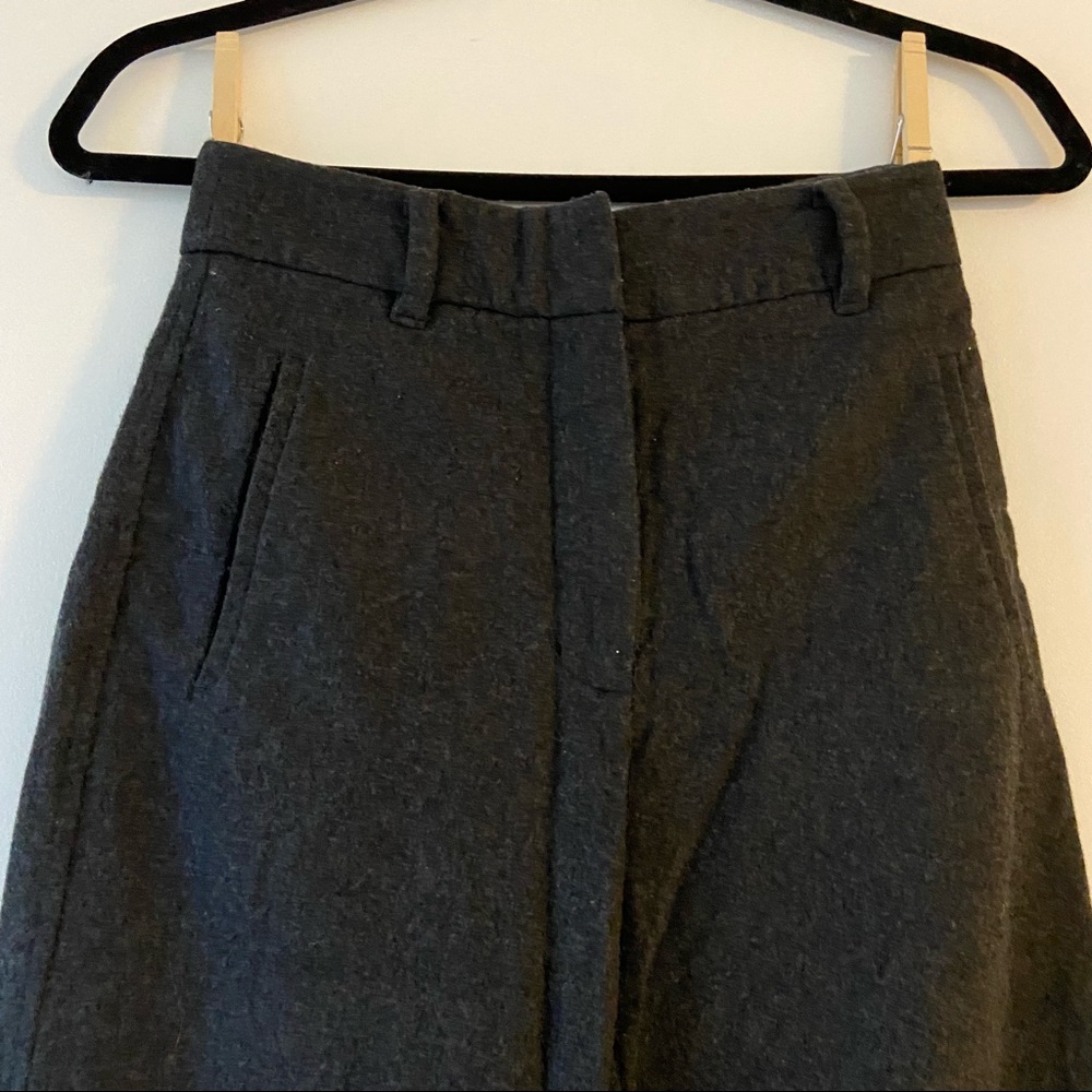 Aritzia Wilfred Grey Wool Blend Pants
